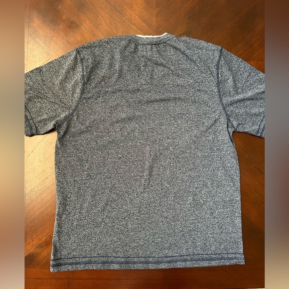 DISTORTION Men's Blue V-Neck Shirt SIZE XL - Picture 8 of 8